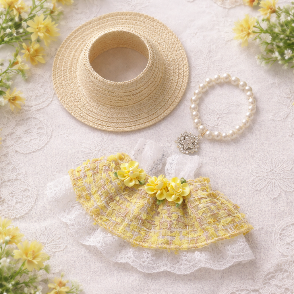 ツイードお嬢様セット ぬいぐるみ着せ替え服 F6-5