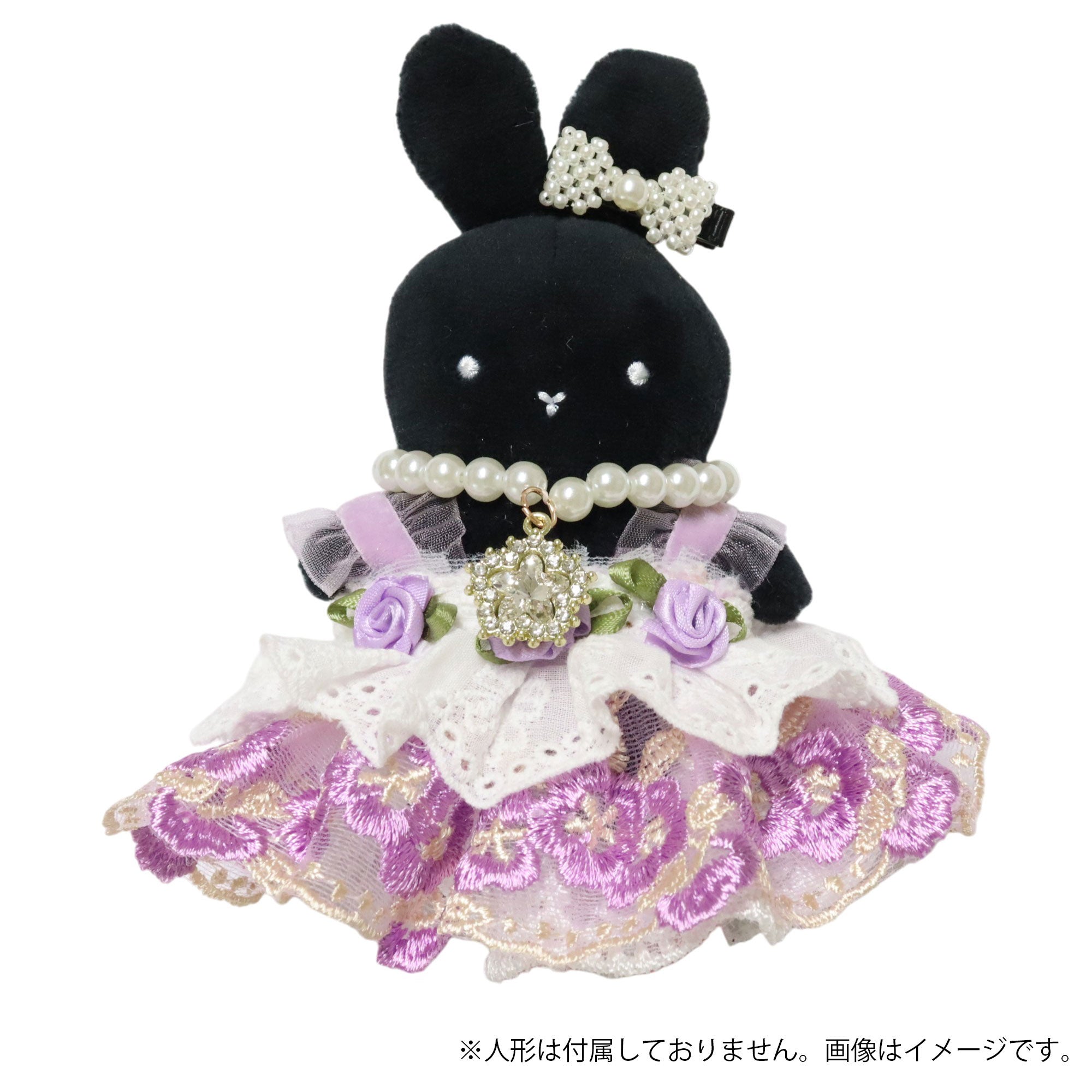 フラワードレスセット ぬいぐるみ着せ替え服 F6-4