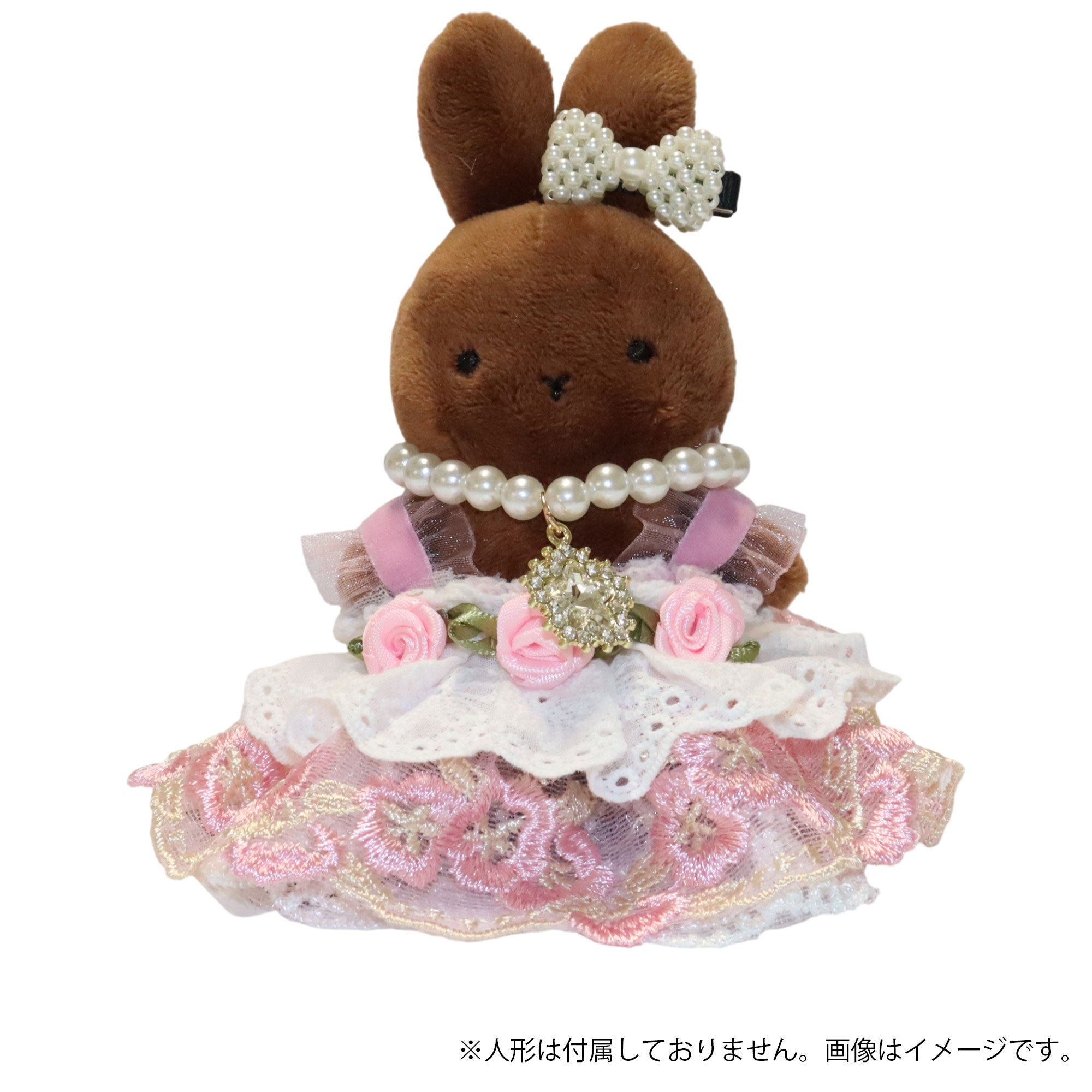 フラワードレスセット ぬいぐるみ着せ替え服 F6-4